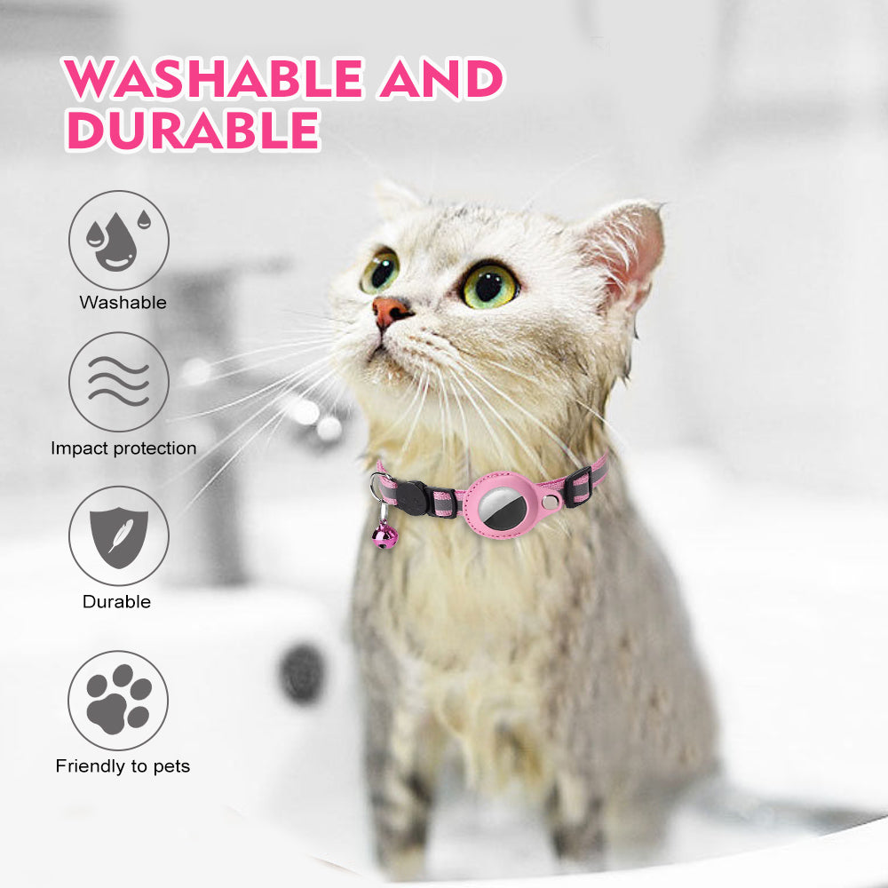 Waterproof Apple AirTag Holder Collar for Pets with Safety Buckle and Bell - Eastlakes Electronics Australia